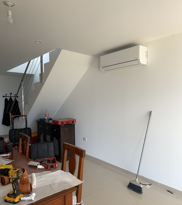 Aire acondicionado instalado